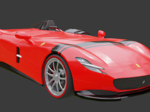 Ferrari monza sp1 3D 模型