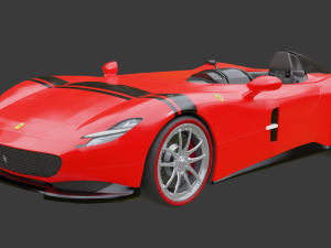 Ferrari monza sp1 3D 模型