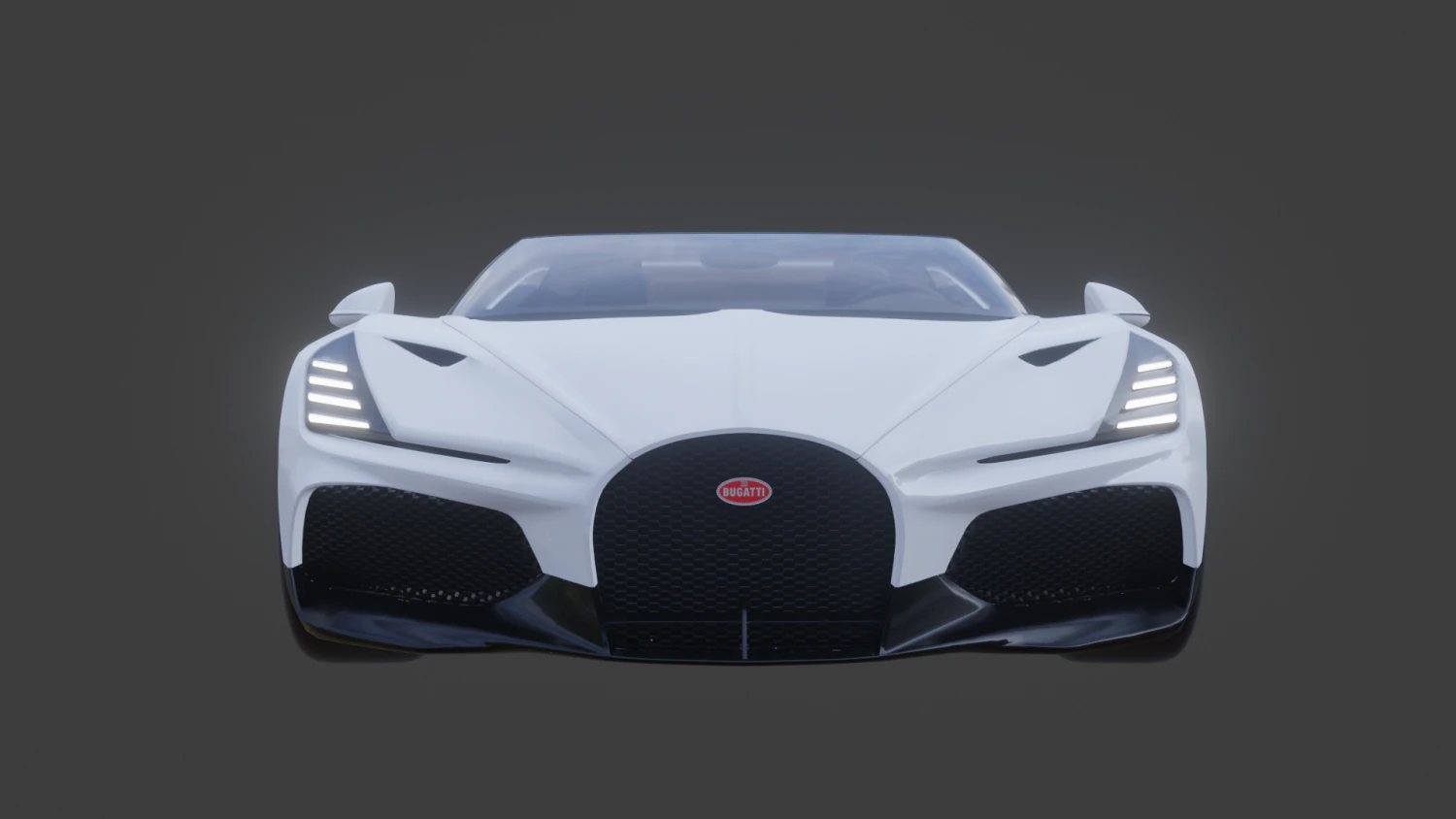 Bugatti Mistral 3D Model .c4d .max .obj .3ds .fbx .stl .blend 