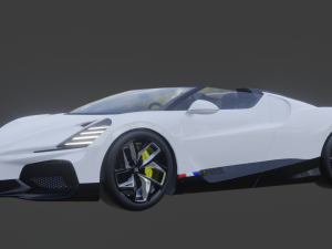 Bugatti Mistral 3D Model
