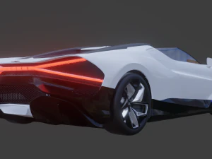 Bugatti Mistral 3D Model