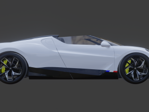 Bugatti Mistral 3D Model