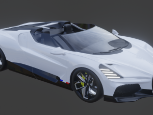 Bugatti Mistral 3D Model