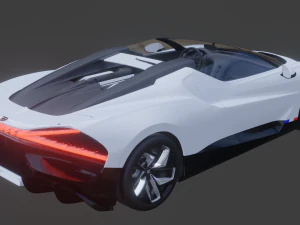 Bugatti Mistral 3D Model