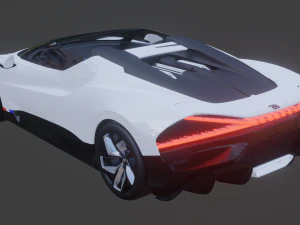 Bugatti Mistral 3D Model