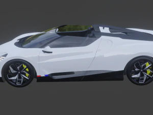 Bugatti Mistral 3D Model