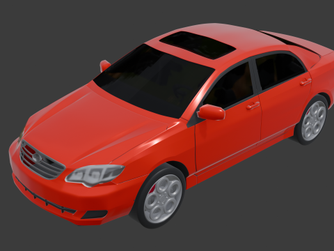 BYD F3 3D Model