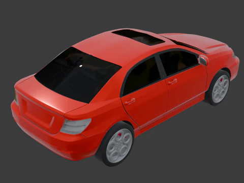 BYD F3 3D Model