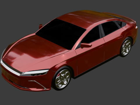 BYD Han 3D Модель