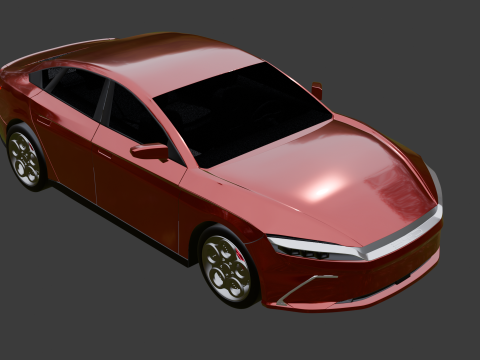 BYD Han 3D Model