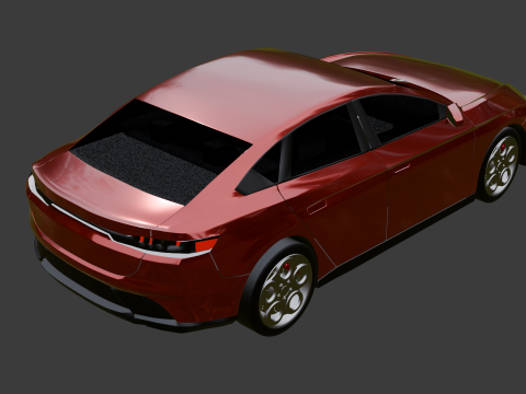 BYD Han 3D Model