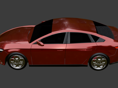 BYD Han 3D Model