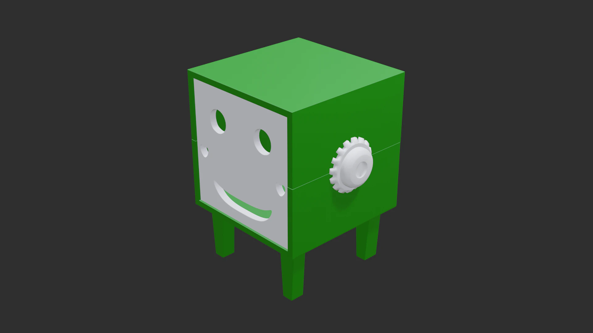 Smiley tissue box 3D Model .c4d .max .obj .3ds .fbx .stl .blend 