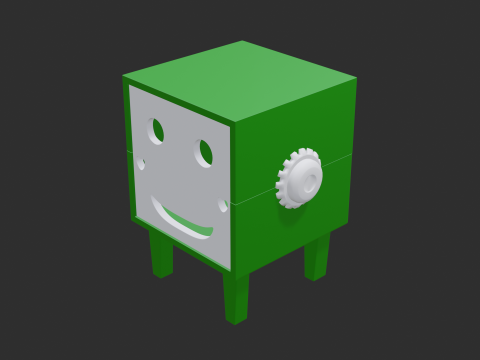 Smiley tissue box 3D मॉडल