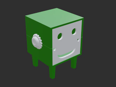 Smiley tissue box 3D Model