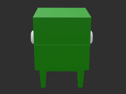 Smiley tissue box 3D Model