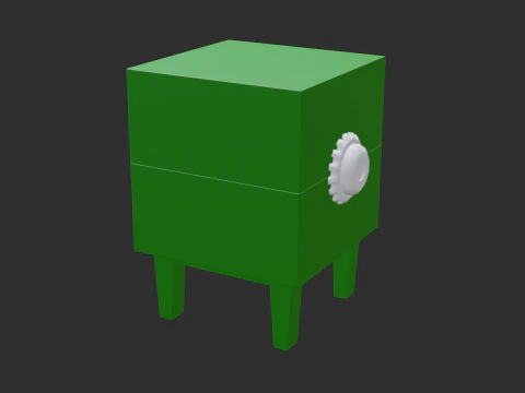 Smiley tissue box 3D Model