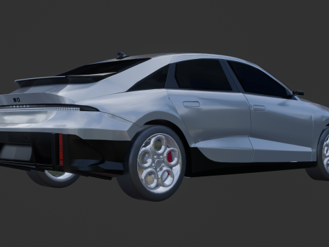 Hyundai Ioniq 6 3D Модель
