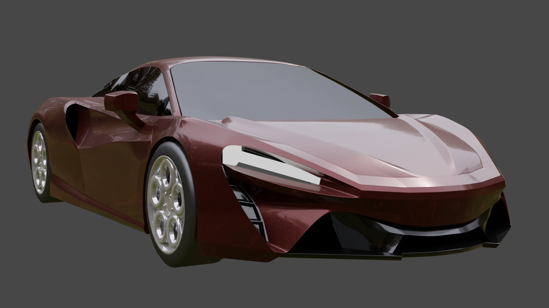Mclaren Artura 3D Model .c4d .max .obj .3ds .fbx .stl .blend