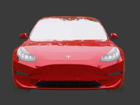 Tesla Model 3 3D-Modell