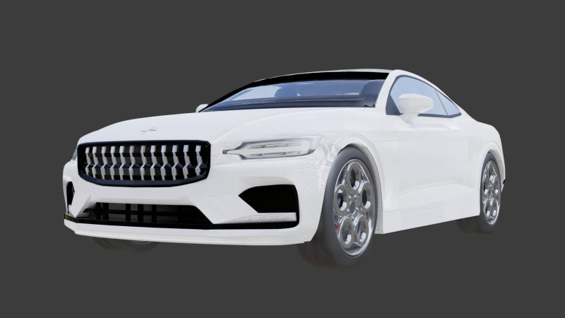 Polestar 1 3D Model .c4d .max .obj .3ds .fbx .stl .blend 