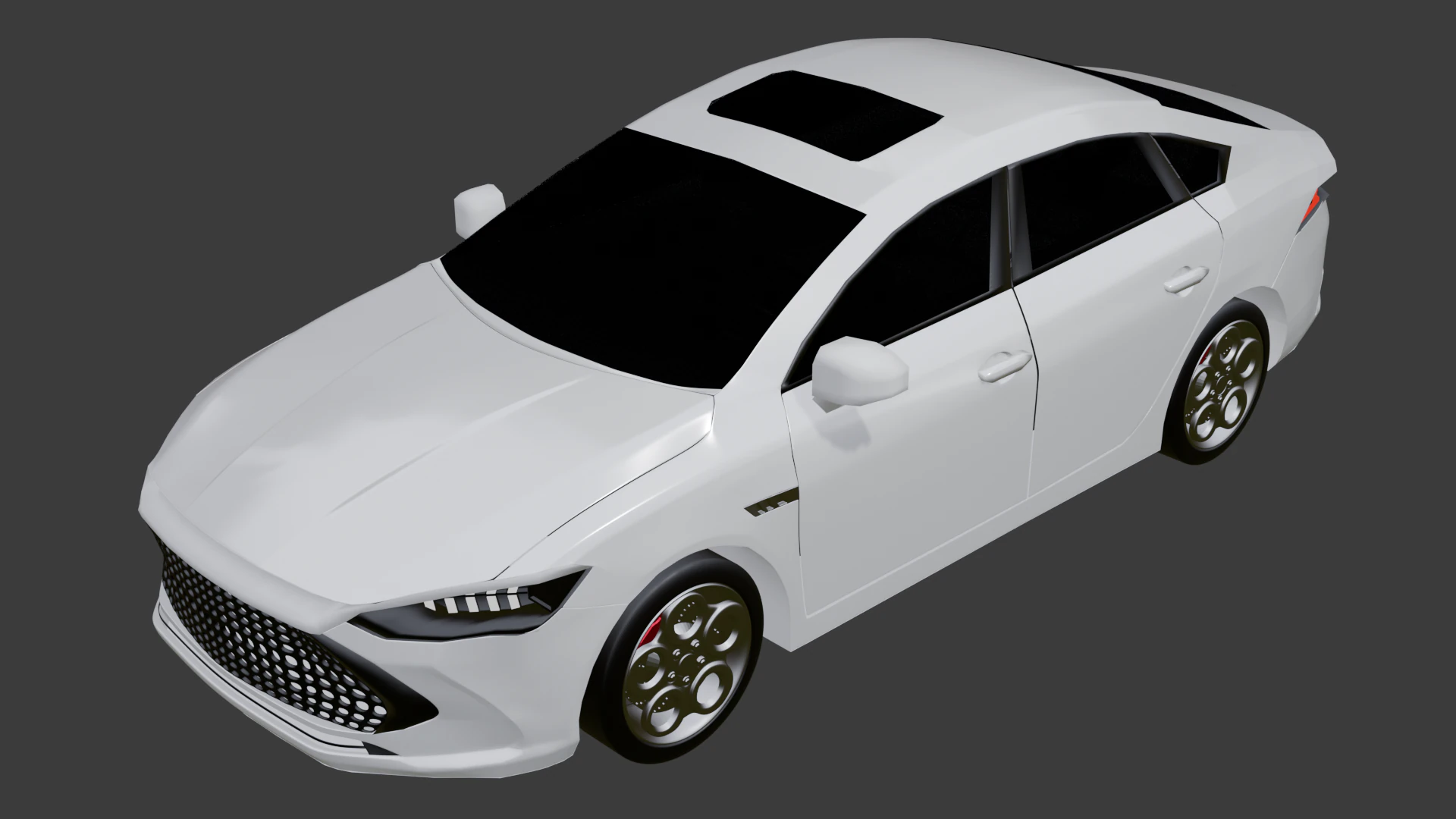 BYD Qin 3D Model .c4d .max .obj .3ds .fbx .stl .blend 