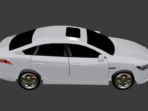 BYD Qin 3D Model