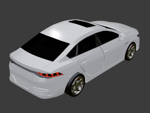 BYD Qin Modèle 3D