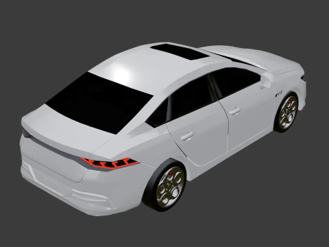 BYD Qin 3D Model