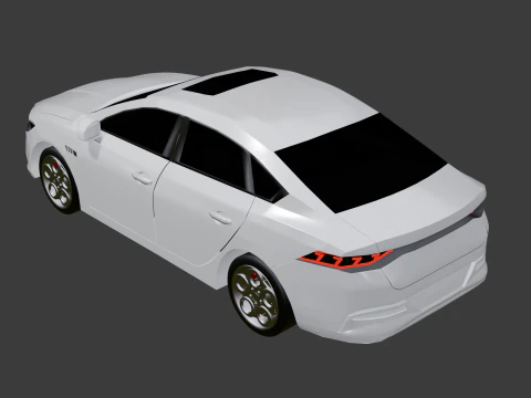 BYD Qin 3D Model