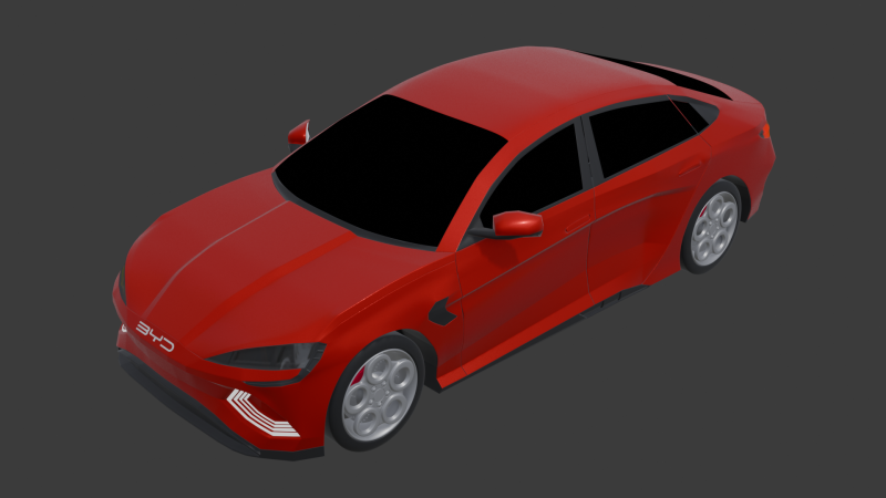 BYD Seal Haibao 3Dモデル .c4d .max .obj .3ds .fbx .stl .blend 