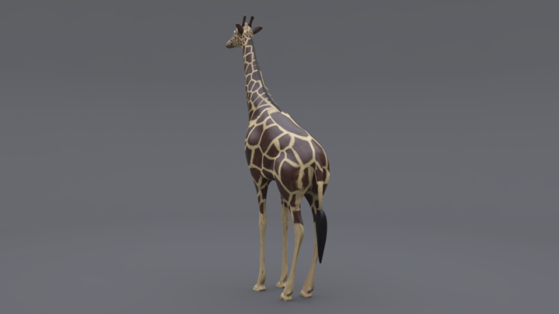 Giraffe Modello 3D .c4d .max .obj .3ds .fbx .stl .blend 
