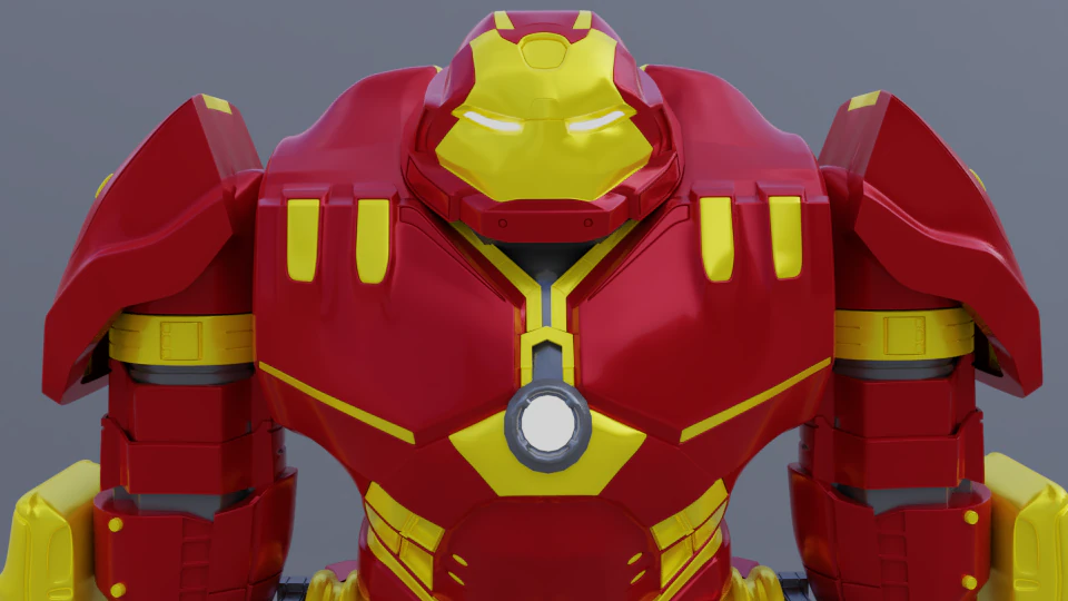 Hulkbuster 3D Model .c4d .max .obj .3ds .fbx .stl .blend 