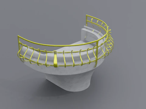Balcony 3D Model