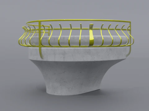 Balcony 3D Model
