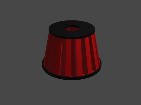 Air filter 3D 모델