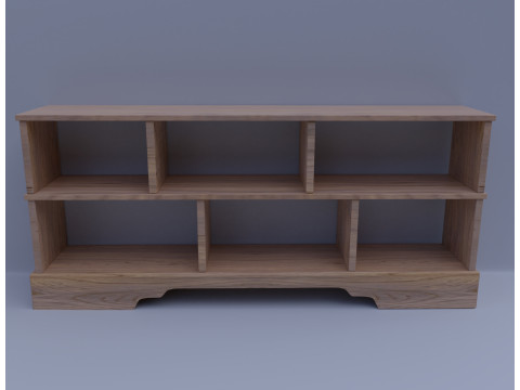 Bookshelf 3D Model