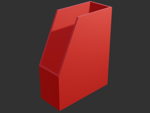 Box file Modelo 3D