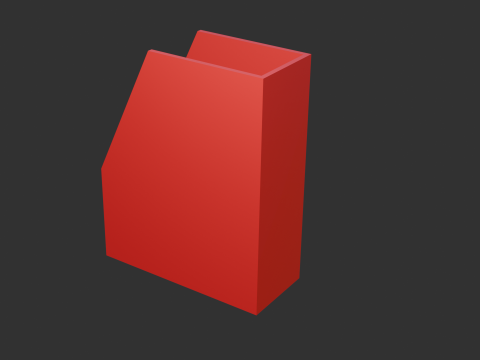 Box file Modello 3D