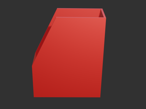 Box file Modello 3D