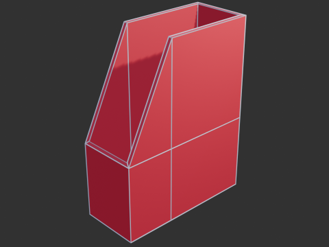 Box file Modello 3D