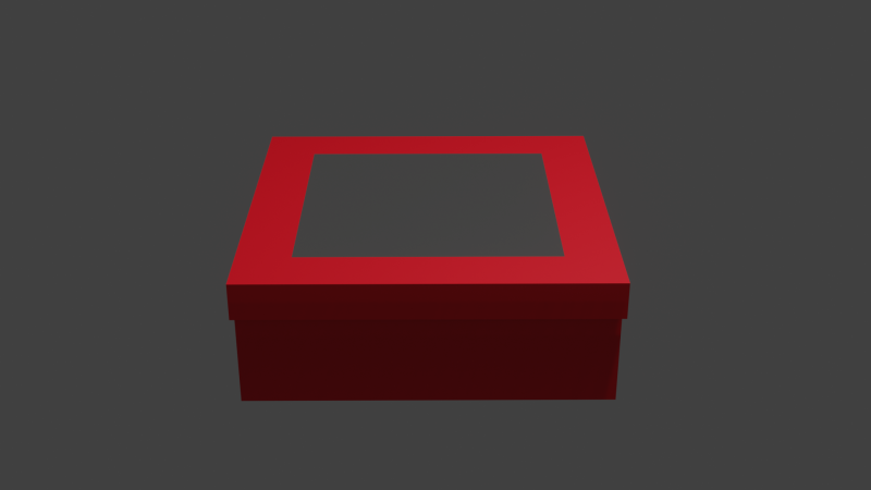 Box for cake Modello 3D .c4d .max .obj .3ds .fbx .stl .blend 