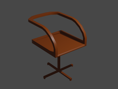 Chair b 3D मॉडल