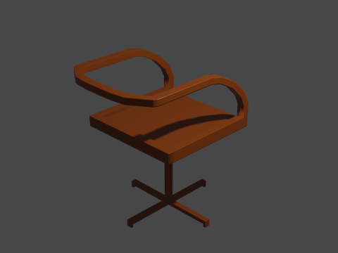 Chair b 3D मॉडल