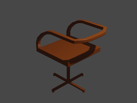 Chair b 3D मॉडल