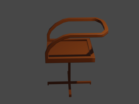 Chair b 3D मॉडल