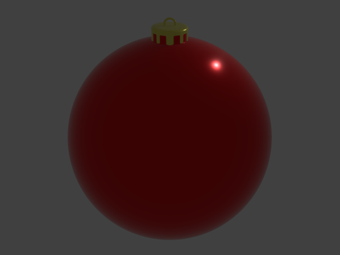 Christmas ball Model 3D