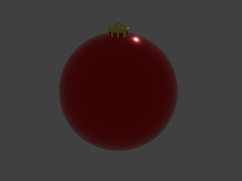 Christmas ball Model 3D