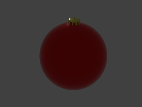 Christmas ball Model 3D