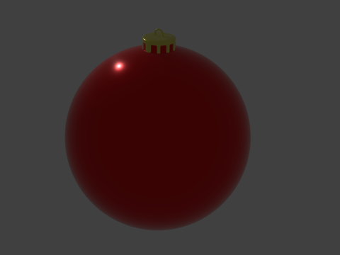 Christmas ball Model 3D